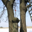 Kříž u vysílací věže nad Práchní